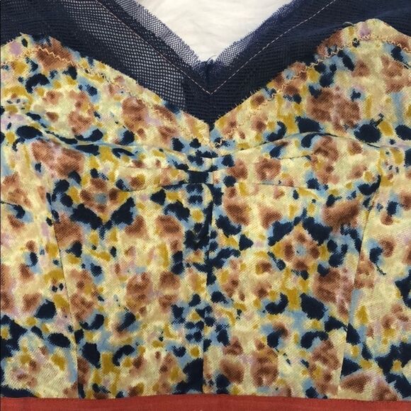 Urban Outfitters Staring at Stars Floral And Mesh Dress Sz 0 - Picture 3 of 14